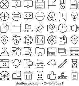 Vector of User Experience Icon Set. Perfect for user interface, new application
