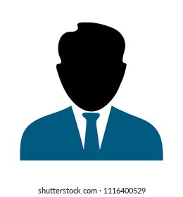 Vector User Icon, Avatar Silhouette, Social Symbol - Member Sign