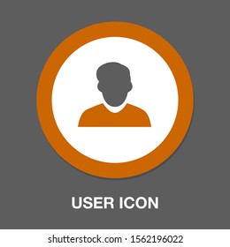 Vector User Icon, Avatar Silhouette,  Social Symbol - Member Sign