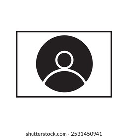 vector user icon. simple vector