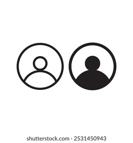 vector user icon. simple vector