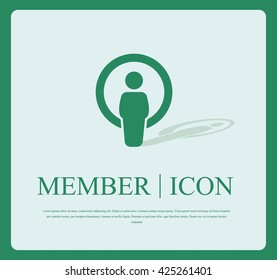 Vector user Icon,Logo design
