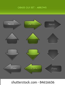 Vector User Interface Elements - Arrows