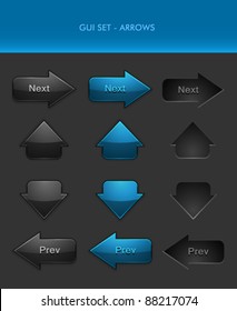 Vector User Interface Elements - Arrows