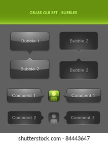 Vector User Interface Elements - Chat Bubbles