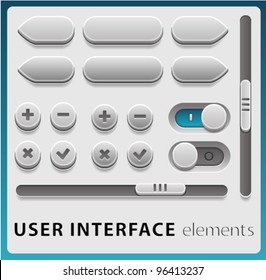 Vector User Interface Elements for Web and Mobile