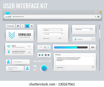 Vector user interface kit