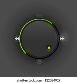 Vector user interface scanning element