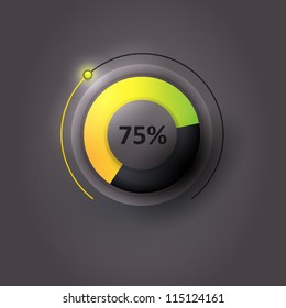 Vector user interface scanning elements