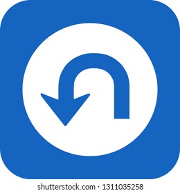  Vector Uturn Icon
