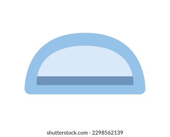 Vector UV lamp illustration. Flat style UV lamp for manicure and pedicure with gel polish
