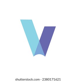 Vector v letter logo business template vector icon