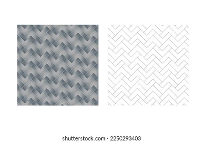Vector V Pattern, ornaments, graphic background