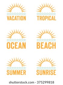 Vector Vacation Icons