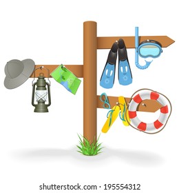Vector Vacation Pointer