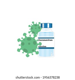 vector vaccine coronavirus 1 dose in bottom