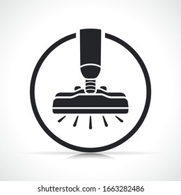 Vector vacuum cleaner design icon