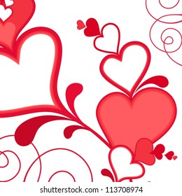 Vector valentine background.
