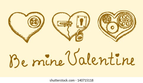 Vector Valentine background