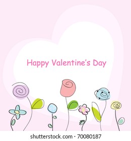 Vector valentine background