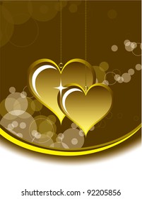 Vector Valentine Background. Abstract Illustration.