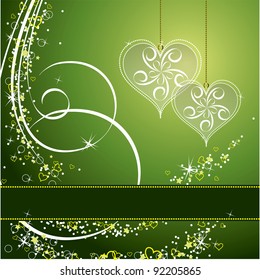 Vector Valentine Background. Abstract Illustration.