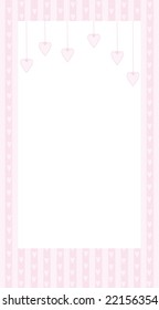 vector valentine background with heart