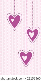 vector valentine background with heart