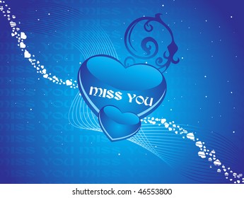 vector valentine background with heart