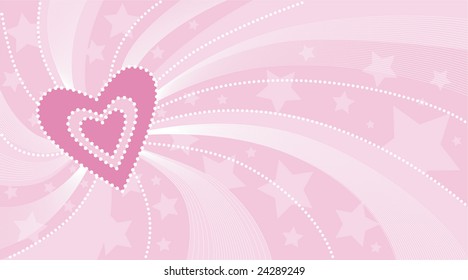vector valentine background with hearts