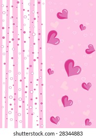 vector valentine card