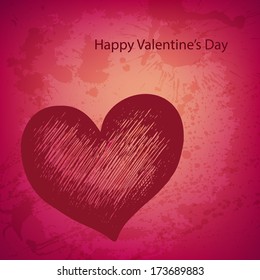 Vector Valentine card for Your design