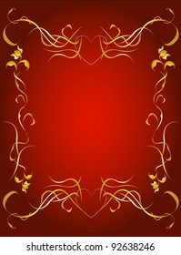 Vector Valentine day beautiful a framework