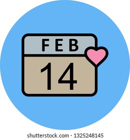  Vector Valentine Day Icon
