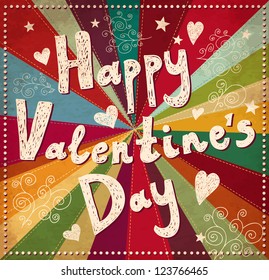 Vector Valentine Greeting card