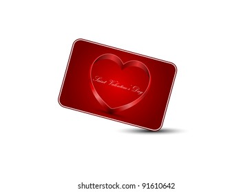 vector valentine greeting card
