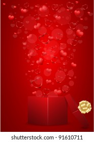 vector valentine greeting card