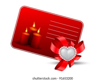 vector valentine greeting card