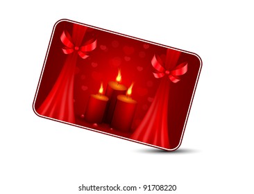 vector valentine greeting card