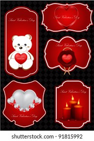 vector valentine greeting card