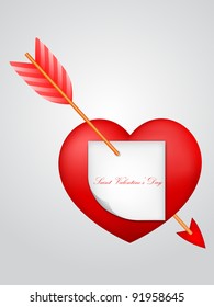 vector valentine greeting card