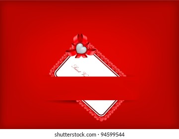 vector valentine greeting card