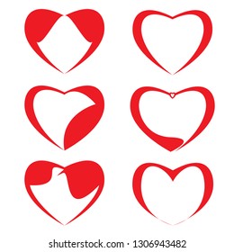 Vector Valentine Hearts