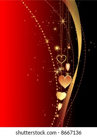 vector valentine hearts