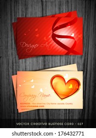 diseño de tarjeta de amor vectorial valentina