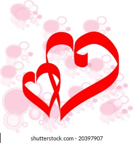 vector valentine love hearts