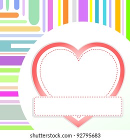 vector valentine or wedding love heart romantic birthday background
