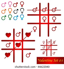Vector Valentine X O