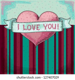 Vector Valentine's background