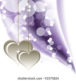 Vector Valentines Background. Abstract Eps10 Illustration.